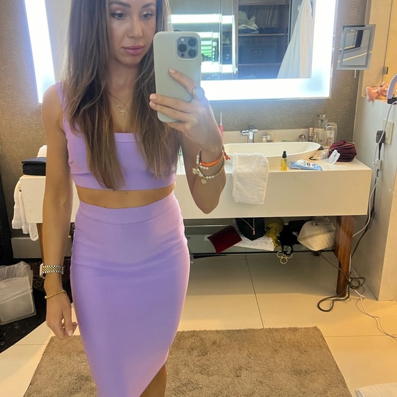 Lilac Top & Skirt Set - Picture 6 of 7